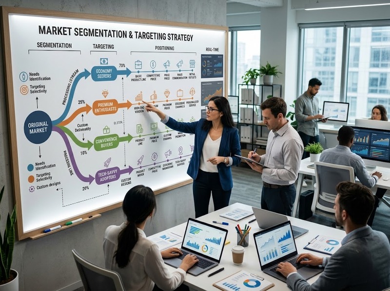 Chiến lược marketing phân biệt xây dựng cách tiếp cận riêng cho nhiều phân khúc